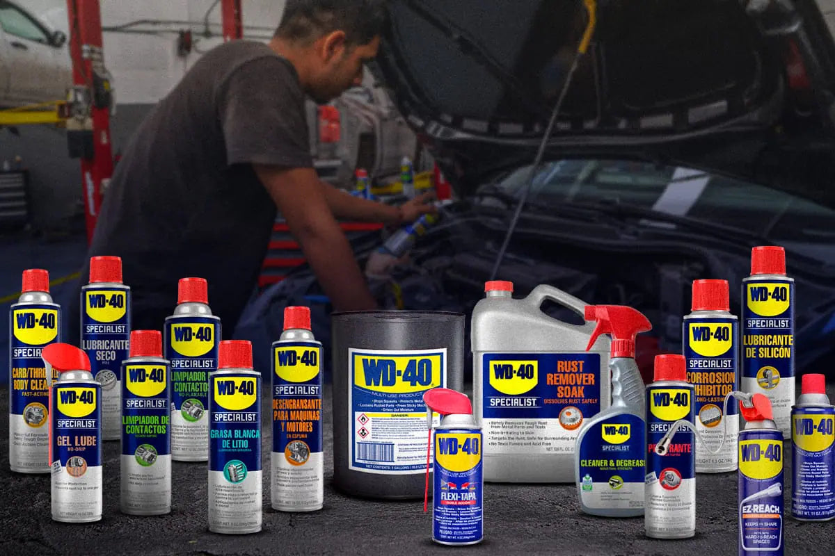 Soluciones automotrices: mantenimiento profesional con productos especializados