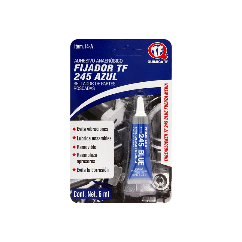 Fijador de Roscas Azul QTF