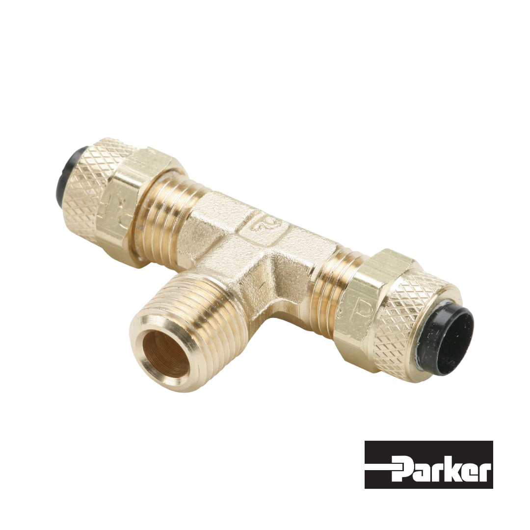 Tee POLY TITE/ M. Inferior NPT Parker 272P 6 4