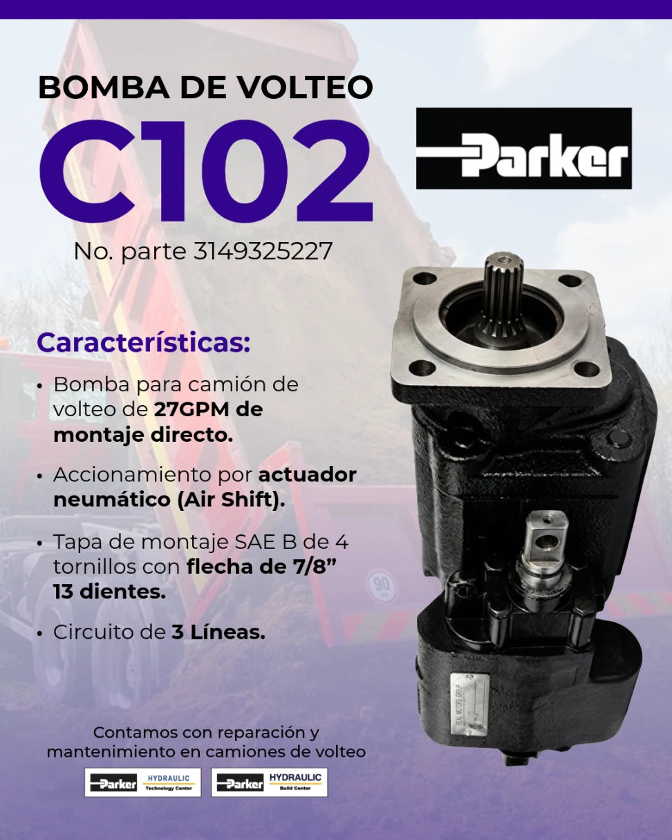 Bomba de volteo C102