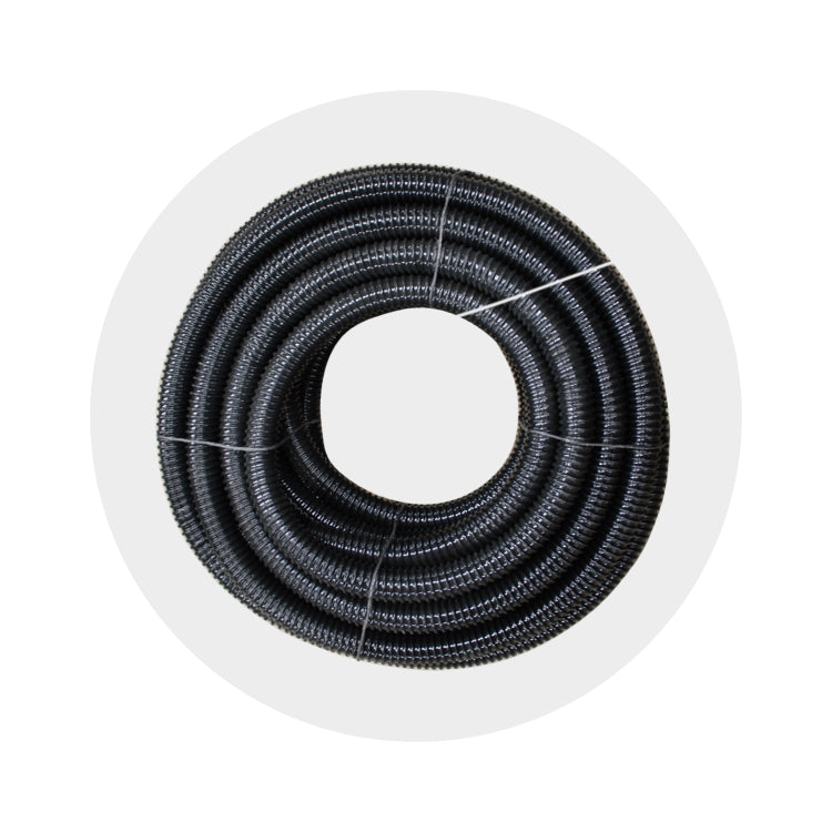 Manguera de PVC AIRE NEGRA para Aspiracion o Succion de Virutas