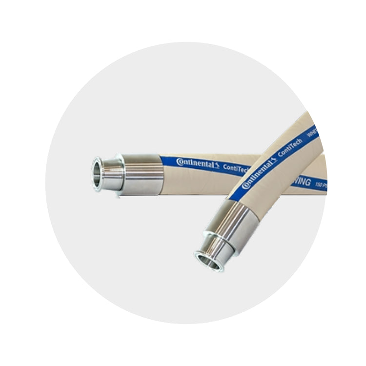 Manguera WHITEFLEXWING BLANCA grado Alimenticio 150PSI CONTINENTAL