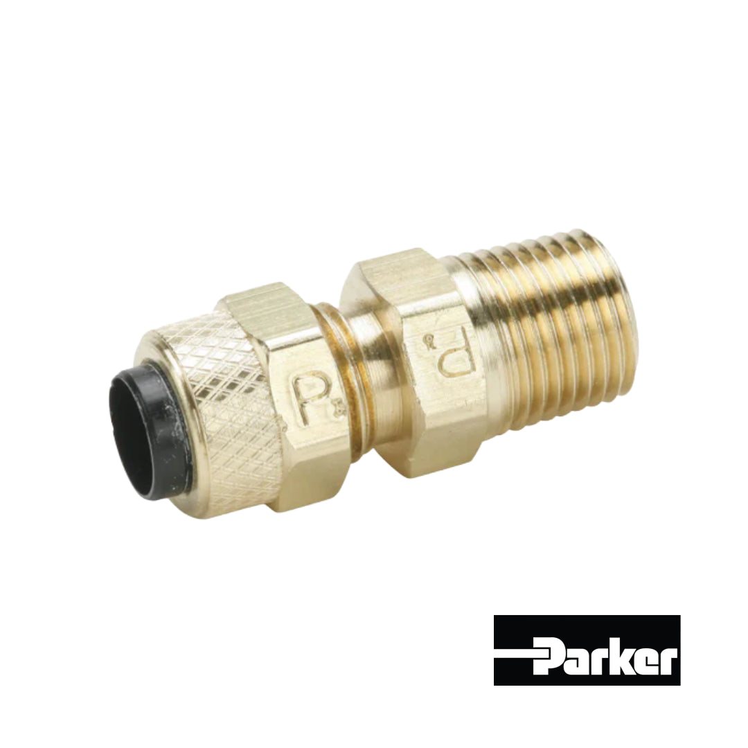 Conexión Parker de Latón para Frenos de Aire