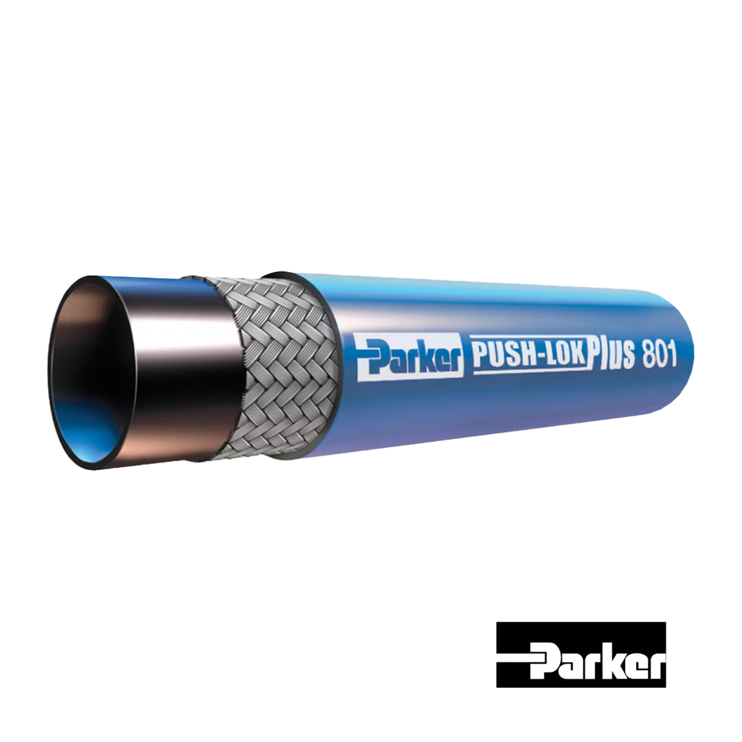 Manguera hidráulica 1" Push-Lok 200 PSI negra Parker 801 16