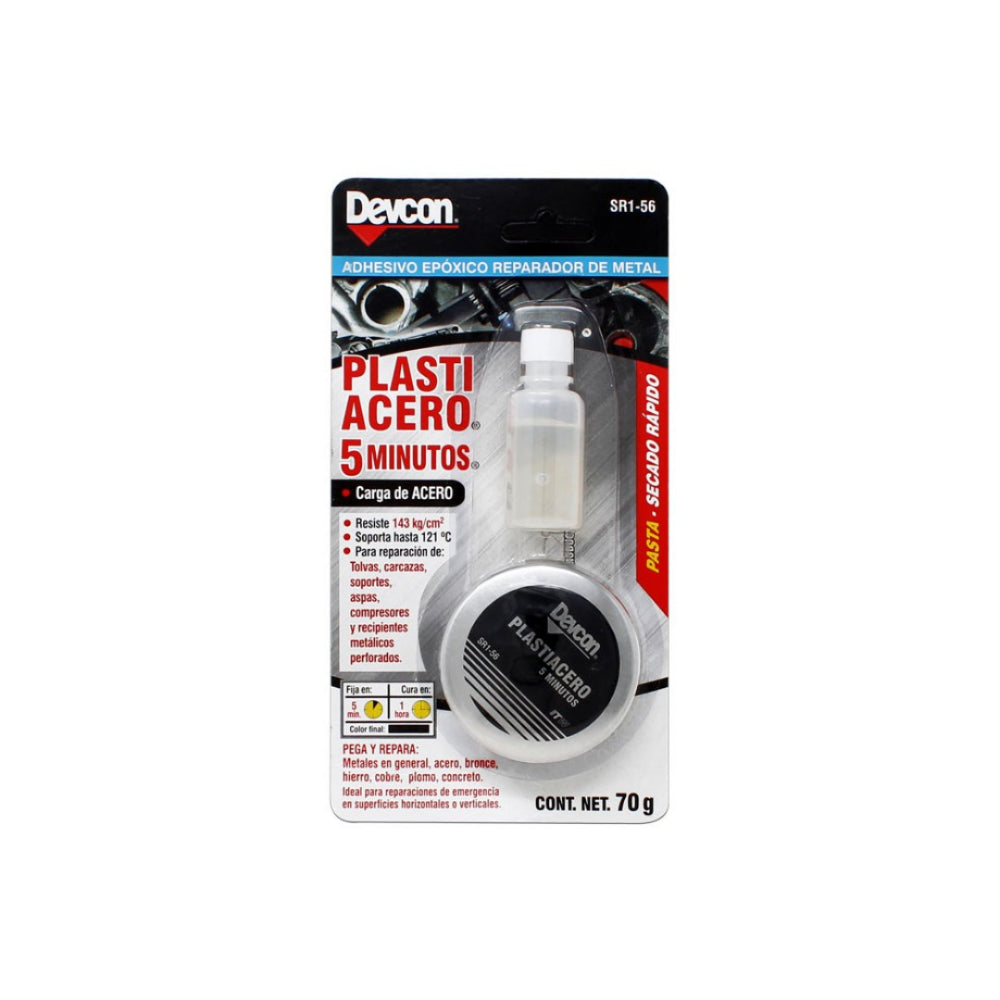 Plastiacero rápido 70 gr SR1-56 Devcon