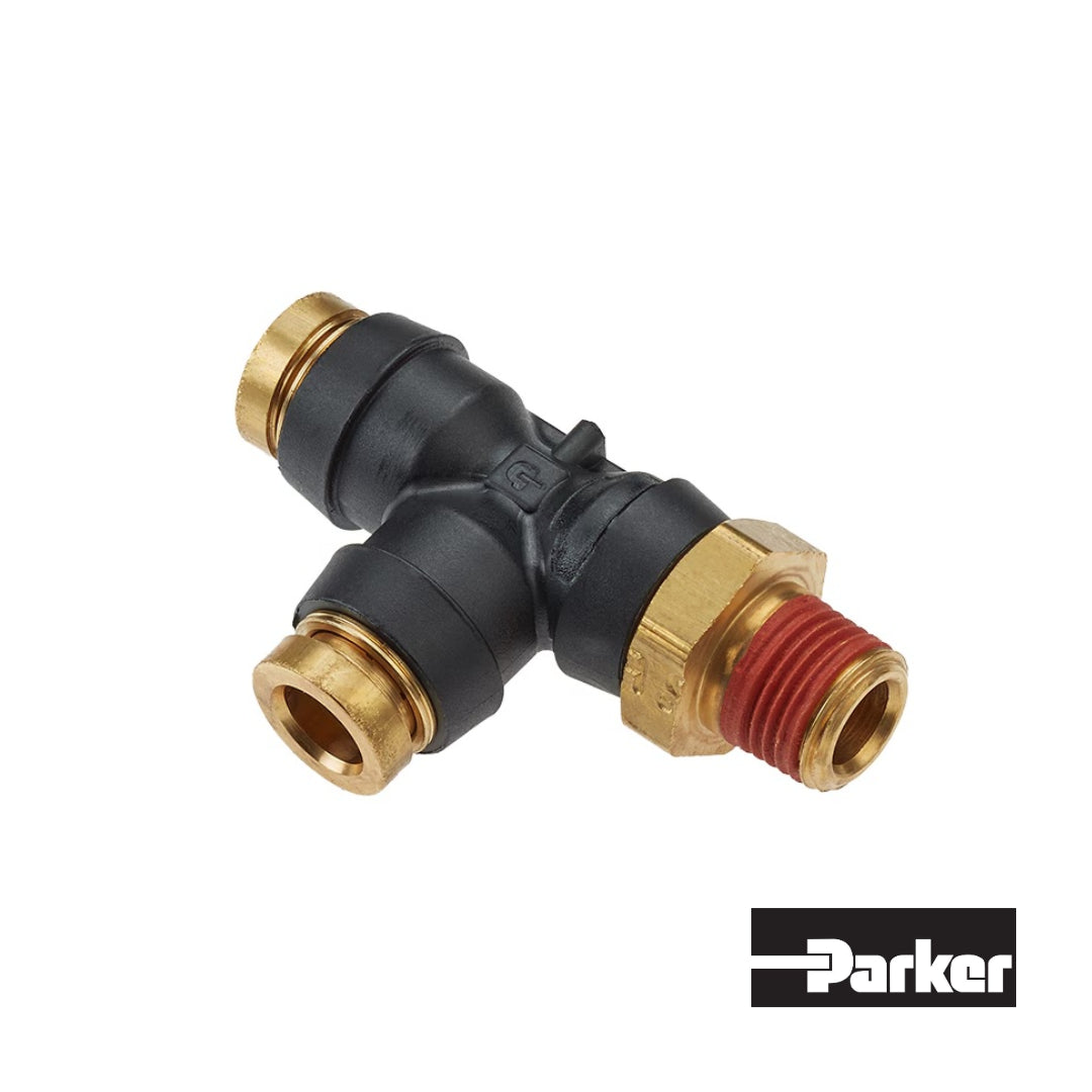 Tee Frenos de Aire 3/8 X 1/4 NPT Lat Gir Parker VS371PTCR 6 4