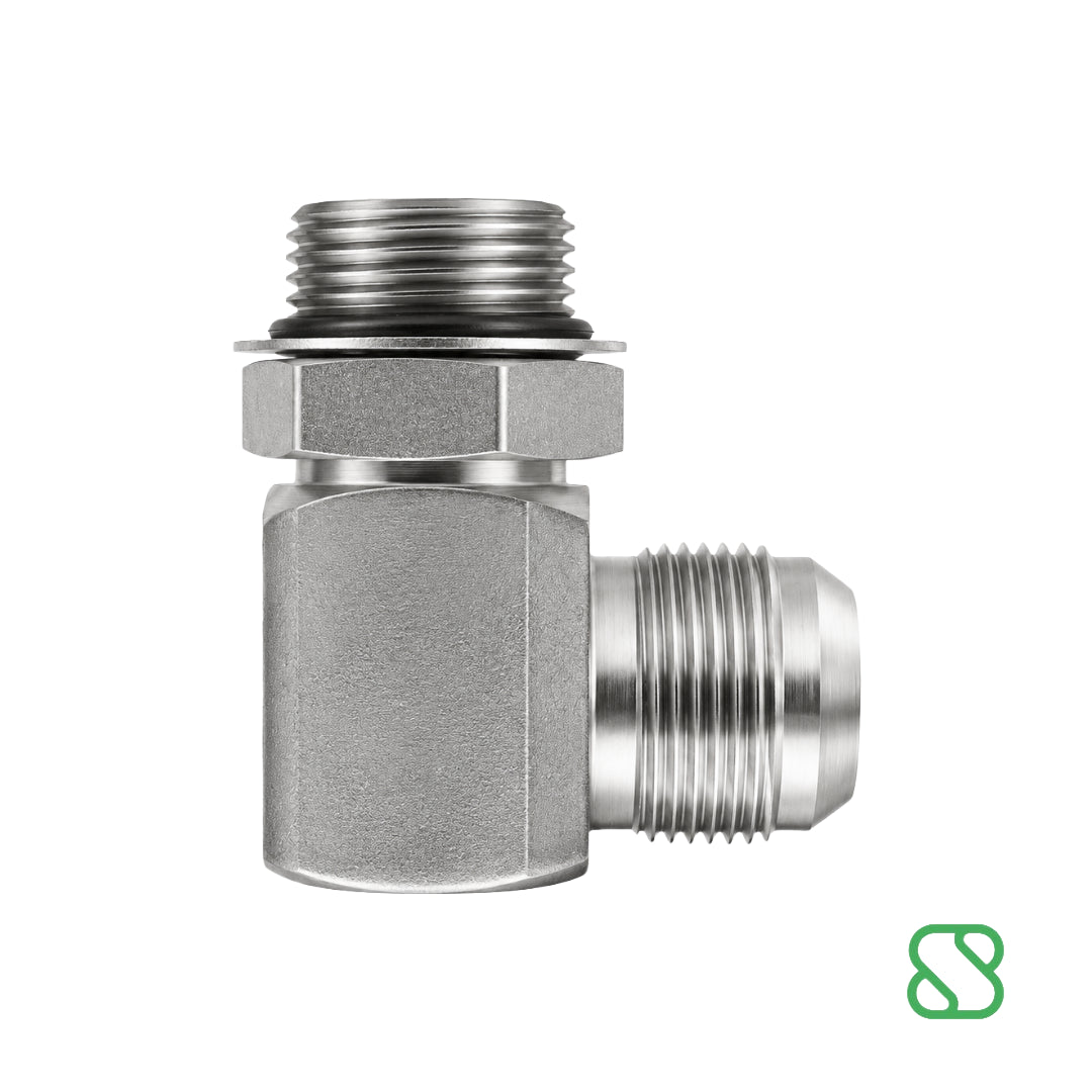 Codo 90° Macho SAE o Ring a JIC de Acero Z2062 10 10