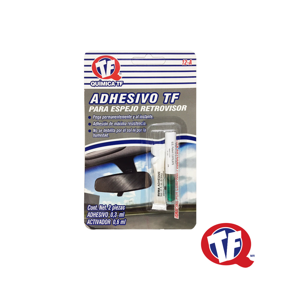 Adhesivo Instantaneo Espejo Retrovisor 12A