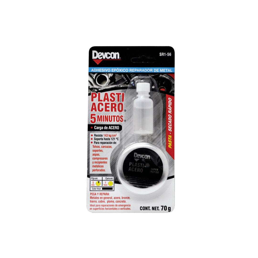 Plastiacero rápido 70 gr SR1-56 Devcon