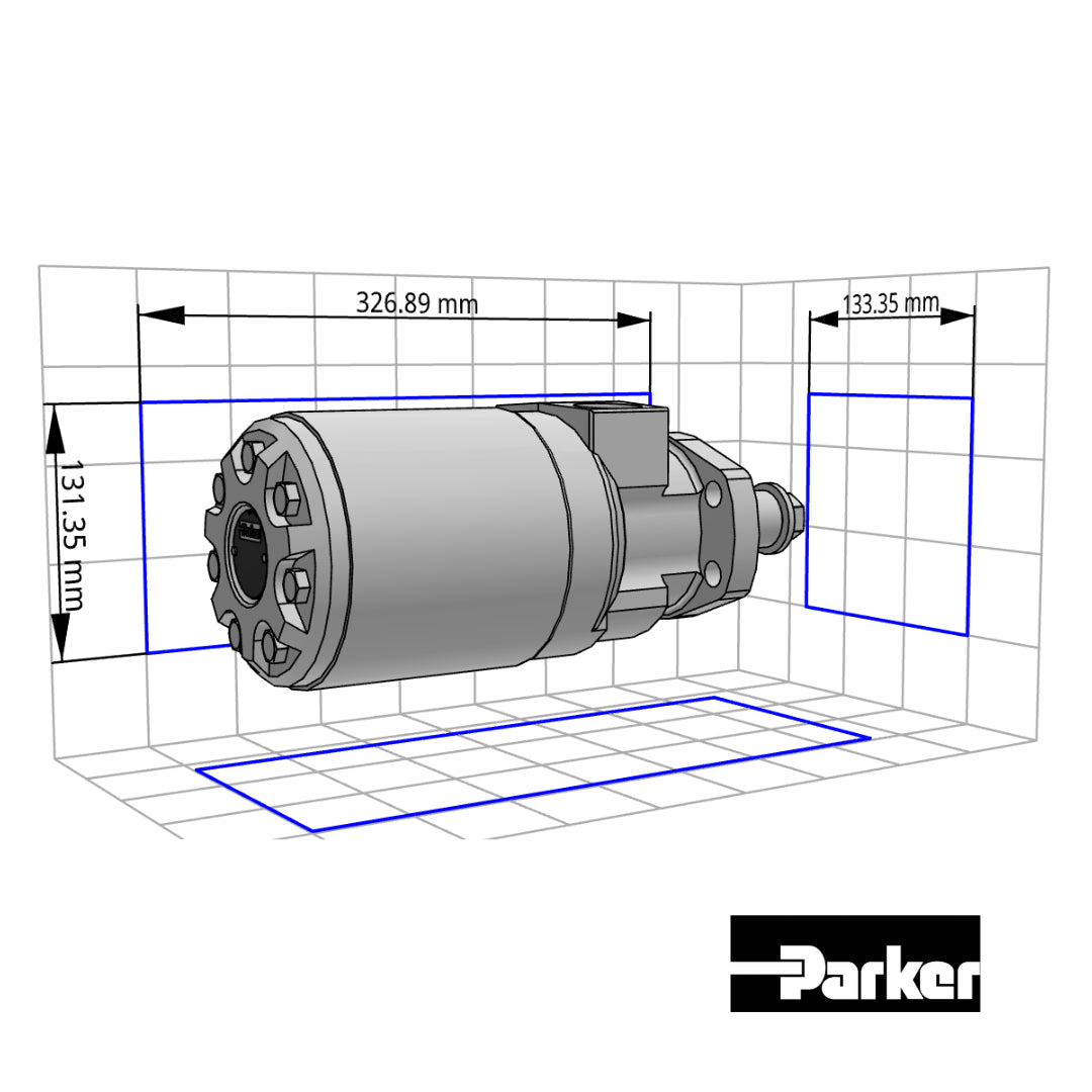 Motor de Servicio Medio - Serie Torqmotor™ TF Parker TG0625MS030AAAB