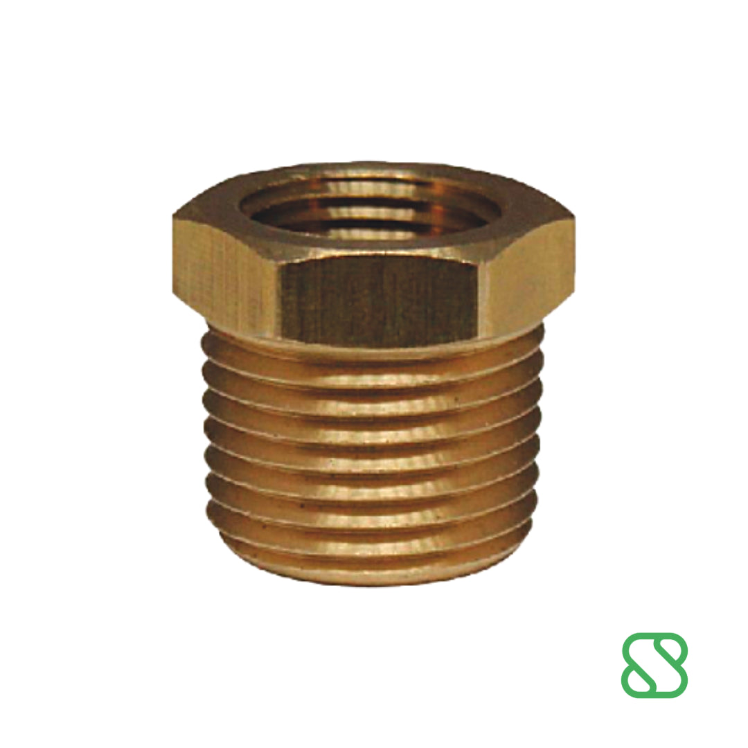 Reducción Bushing de Latón Z110B 12 8